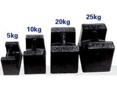 锁型25kg铸铁砝码