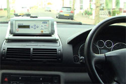 GSS6400 in a car