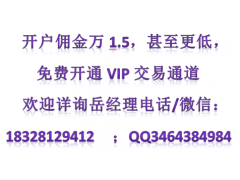 哪里的證券公司開通股票 期權(quán)的手續(xù)費最低