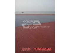 甘肅彩色透水混泥土路面的做法