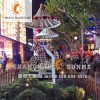 【上海升美】旋轉(zhuǎn)木馬玻璃鋼雕塑樹脂模型擺件雕塑定制