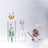 水晶玻璃酒瓶造型工藝酒瓶異形禮品瓶玻璃手工吹制酒瓶