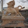 供應大理石定制景觀戶外廣場石雕動物一對麒麟招財門口擺件工藝品