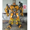 定制 廣東不銹鋼雕塑廠家 制作 仿真大黃蜂雕塑 電影主題