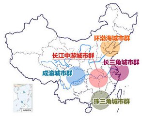 中国五大城市群经济发达 京津冀地区成长最快