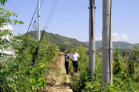 石泉分公司领导班子下基层 助推重点项目有效推进