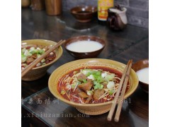 早餐小吃加盟襄陽老譚家牛肉面牛雜面培訓中心學習開面館技術