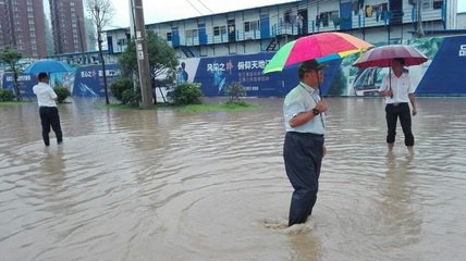 岐山分公司盯牢降雨天气确保防汛工作不放松