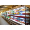 云南超市饮料冷藏风幕柜，KTV饮料酒水冷藏展示柜，立式保鲜柜