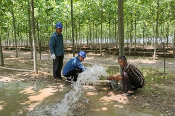 扶风分公司机井通电基础工程正在如火如荼建设