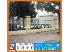 北京工廠圍墻欄桿 北京工廠圍欄 鍍鋅噴塑拼裝式 免焊接