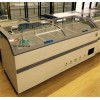 便利店新圆弧冷冻展示柜，超市冷冻食品展示柜，卧式冷冻柜直冷