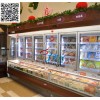 商超双温子母柜，多门酸奶冷藏柜，冷冻食品展示柜