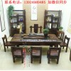 中式仿古禪意茶道桌老船木茶桌流水功夫茶桌椅組合實木茶臺茶藝桌
