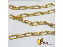 集兴牌  防爆链条工业用纯黄铜倒链3mm直径隔离带