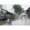 湖南衡阳商业街户外喷雾降温景观造雾设备正雄科技供应节能价廉