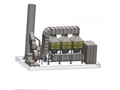 橡胶厂CO废气设备三万风量催化燃烧设备