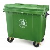 塑料垃圾桶660升城市街区专业挂车垃圾桶