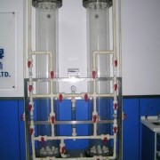 透明圓柱形有機玻璃樹脂柱交換柱超純水設備陰陽離子柱水混床