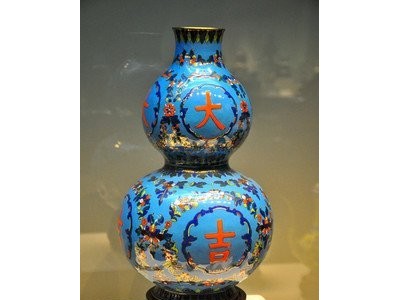 北京景泰藍花瓶回收公司 北京景泰藍工藝品擺件回收銅藝術品回收