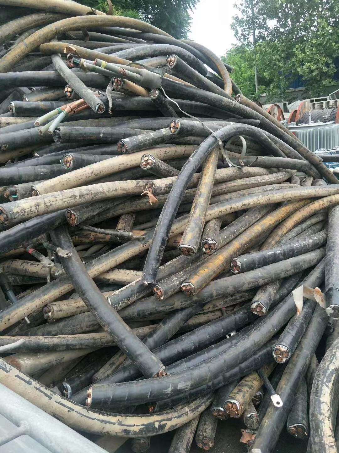 茂名电白县批量电缆回收厂家/自备人工