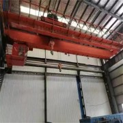 天津二手起重机回收商上门收购上海50/10吨QD双主梁天车