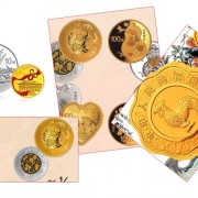 回收十二生肖彩色金币套盒币银币生肖银币纪念金银币