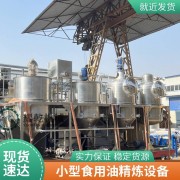 全套核桃油加工设备 小型山茶油精炼生产线 河南油脂设备厂家